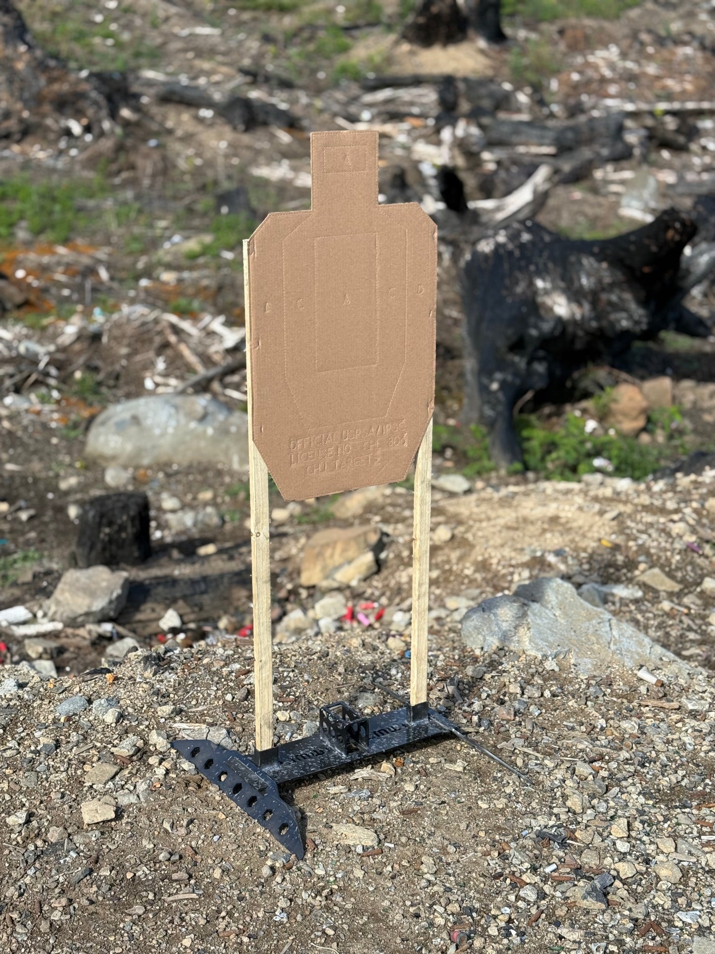 Collapsible target stand